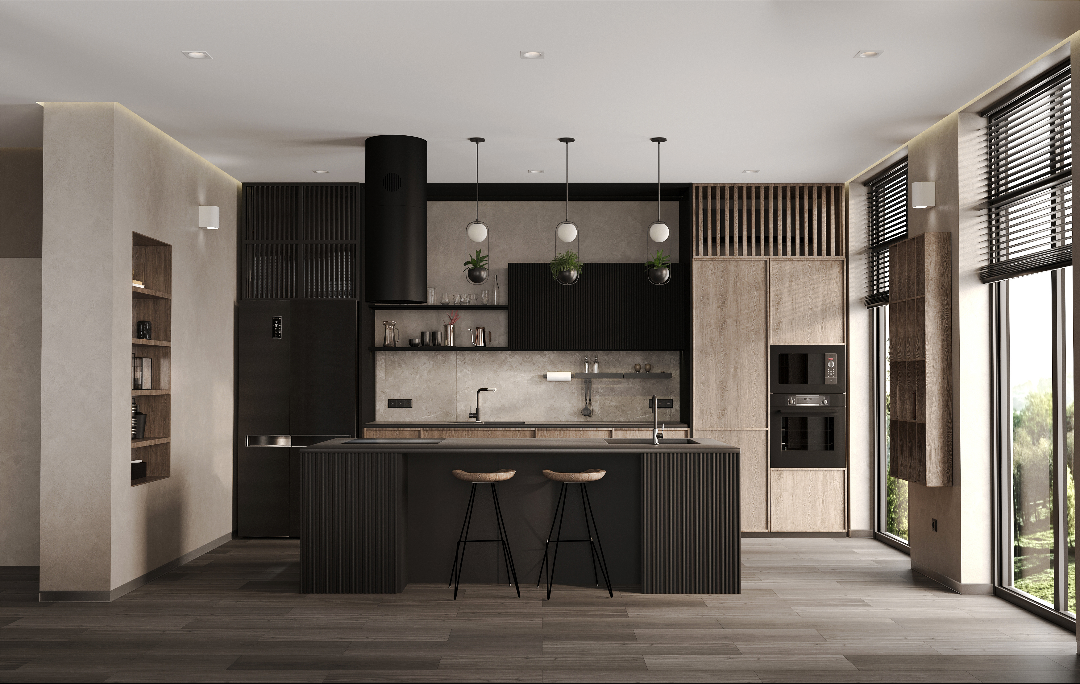 Proyecto integral de arquitectura, mobiliario y seguridad G3:1