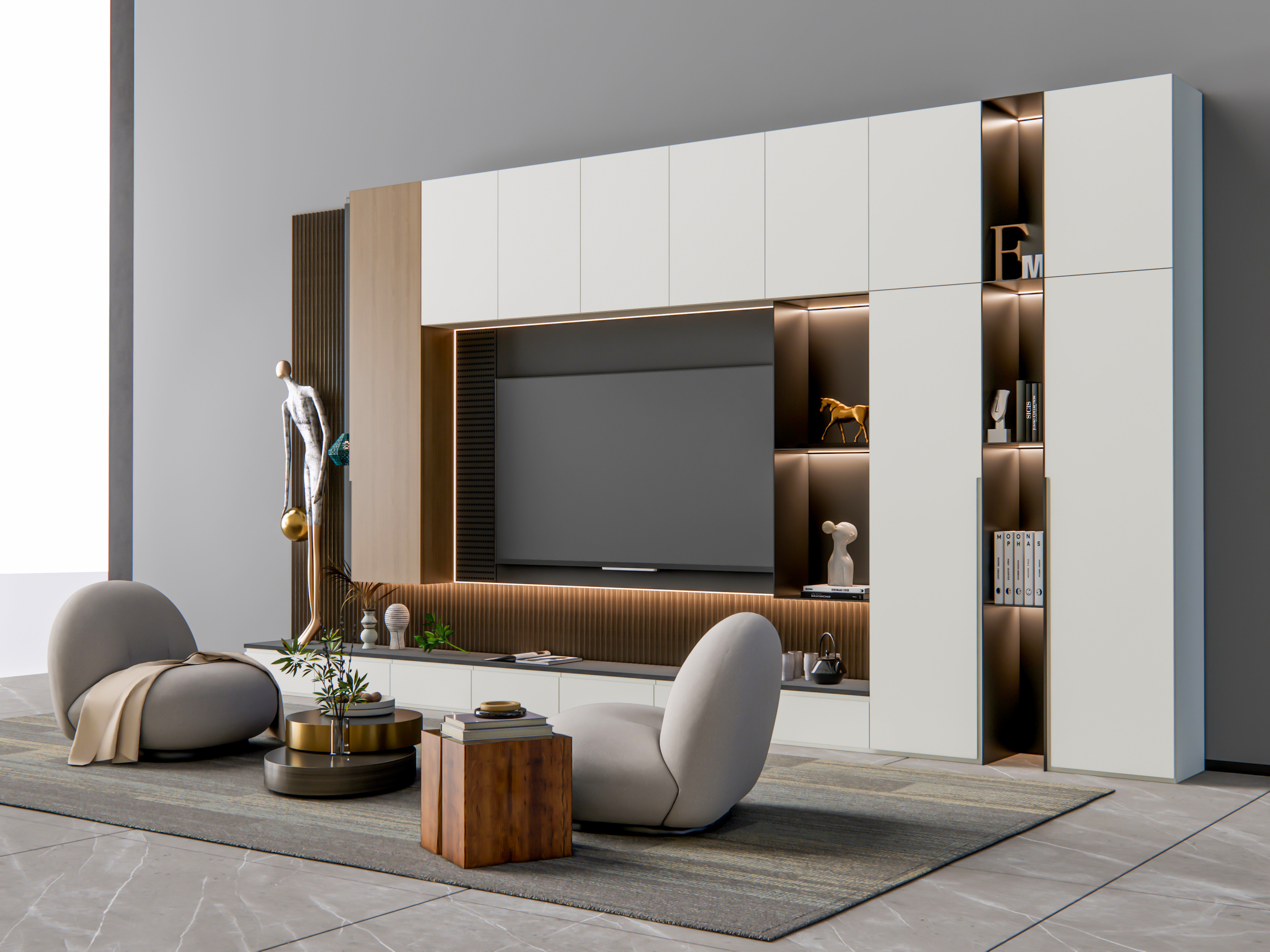Proyecto integral de arquitectura, mobiliario y seguridad G3:1